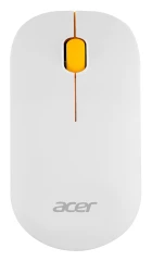Мышь Acer OMR200 белый/желтый оптическая 1200dpi беспров. USB для ноутбука 3but (ZL.MCEEE.020)