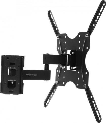 Кронштейн для телевизора Ultramounts UM903 черный 32"-55" макс.20кг настенный поворотно-выдвижной и наклонный