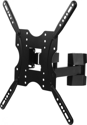Кронштейн для телевизора Ultramounts UM903 черный 32"-55" макс.20кг настенный поворотно-выдвижной и наклонный