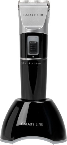 Машинка для стрижки Galaxy Line GL 4159 черный 12Вт (насадок в компл:4шт)