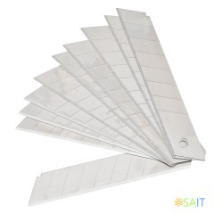 Лезвия для канцелярского ножа Silwerhof шир.лез.18мм (упак.:10шт) пласт.кор.