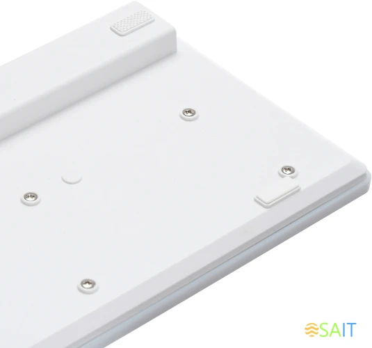 Клавиатура Оклик 550ML белый USB slim Multimedia LED