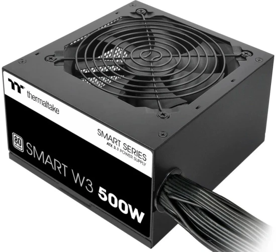 Блок питания Thermaltake ATX 500W Smart W3 Gen.5 80+ white (20+4pin) APFC 120mm fan 4xSATA RTL