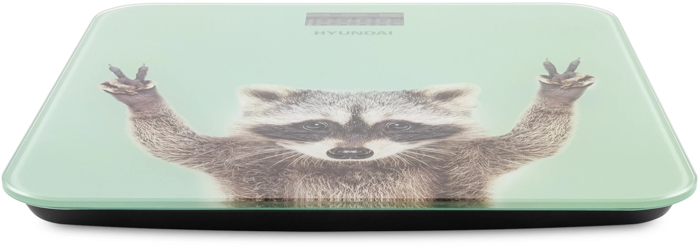 Весы напольные электронные Hyundai H-BS03589 макс.180кг мятный