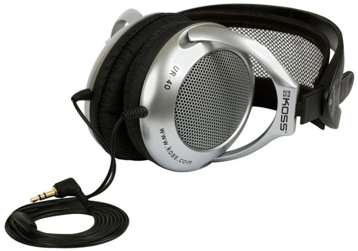 Наушники накладные Koss UR40 1.2м черный проводные оголовье (10101534)