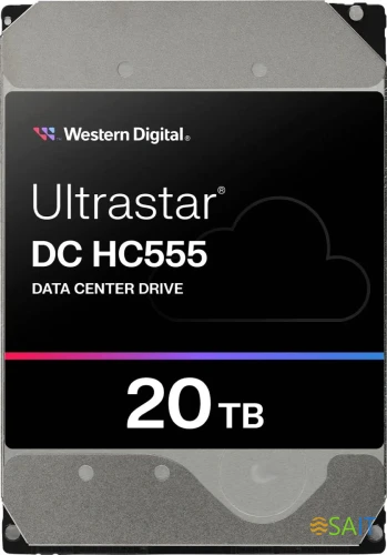 Жесткий диск WD SATA-III 20TB 0B48696 WUH722020CLE604 Ultrastar DC HC555 512E (7200rpm) 512Mb 3.5"