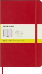 Блокнот Moleskine CLASSIC SOFT QP617F2 Large 130х210мм 192стр. клетка мягкая обложка красный