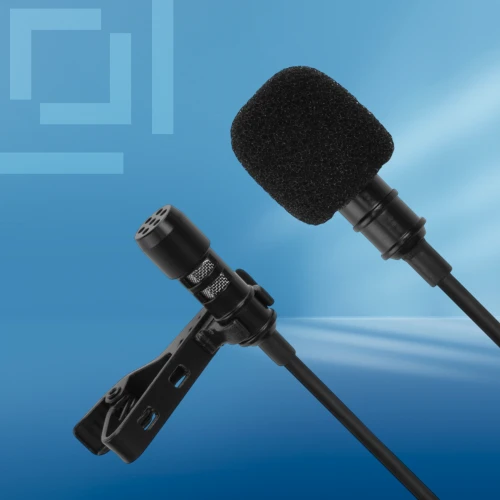 Микрофон проводной Оклик MP-M400 3м черный