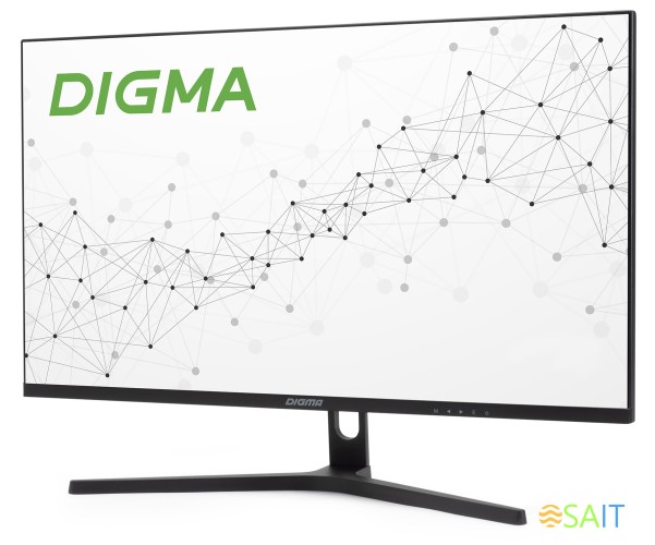 Монитор Digma 27" DM-MONB2702 черный IPS LED 5ms 16:9 HDMI матовая 250cd 178гр/178гр 2560x1440 75Hz DP 2K 5.3кг