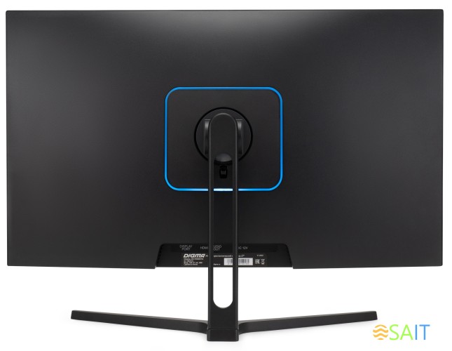 Монитор Digma 27" DM-MONB2702 черный IPS LED 5ms 16:9 HDMI матовая 250cd 178гр/178гр 2560x1440 75Hz DP 2K 5.3кг