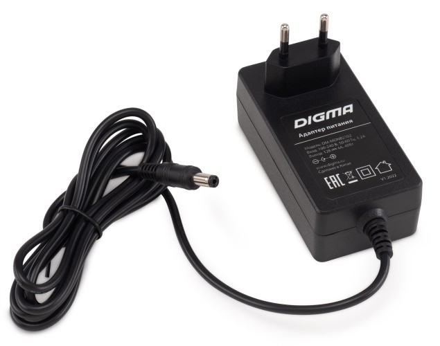 Монитор Digma 27" DM-MONB2702 черный IPS LED 5ms 16:9 HDMI матовая 250cd 178гр/178гр 2560x1440 75Hz DP 2K 5.3кг