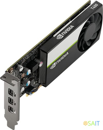 Видеокарта PNY PCI-E T400-4GB NVIDIA T400 4Gb 64bit GDDR6 1070 mDPx3 Bulk low profile