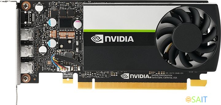Видеокарта PNY PCI-E T400-4GB NVIDIA T400 4Gb 64bit GDDR6 1070 mDPx3 Bulk low profile