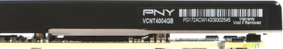 Видеокарта PNY PCI-E T400-4GB NVIDIA T400 4Gb 64bit GDDR6 1070 mDPx3 Bulk low profile