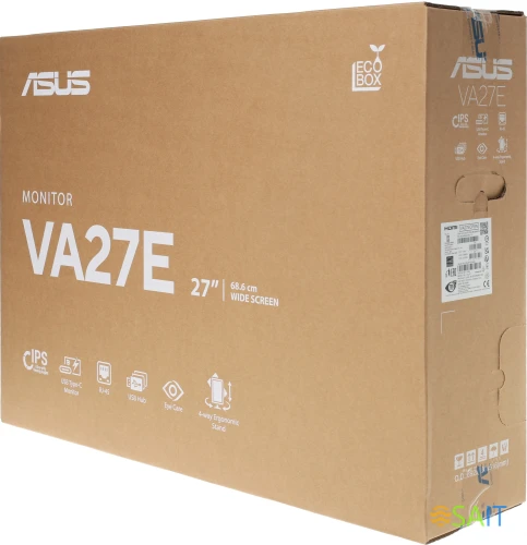 Монитор Asus 27" VA27ECPSN черный IPS LED 16:9 HDMI M/M матовая HAS Piv 300cd 178гр/178гр 1920x1080 75Hz DP FHD USB 6.48кг