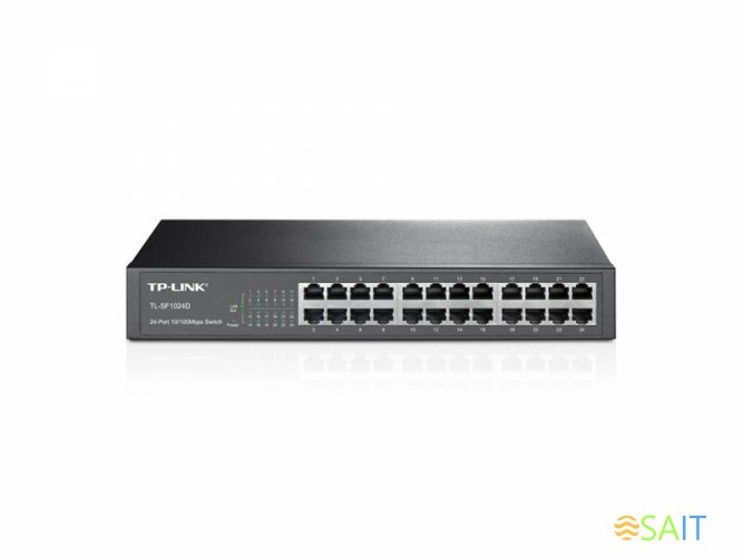 Коммутатор TP-Link TL-SF1024D (L2) 24x100Мбит/с неуправляемый