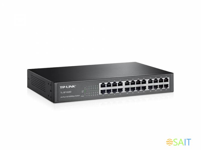 Коммутатор TP-Link TL-SF1024D (L2) 24x100Мбит/с неуправляемый