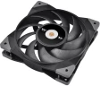 Вентилятор для корпуса Thermaltake Toughfan 12 120х120x25 черный 4-pin 22.3дБ (упак.:2шт) (CL-F082-PL12BL-A) Ret