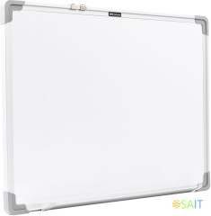Доска магнитно-маркерная Deli E39032A лак белый 60x45см алюминиевая рама