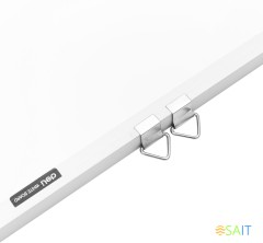 Доска магнитно-маркерная Deli E39032A лак белый 60x45см алюминиевая рама