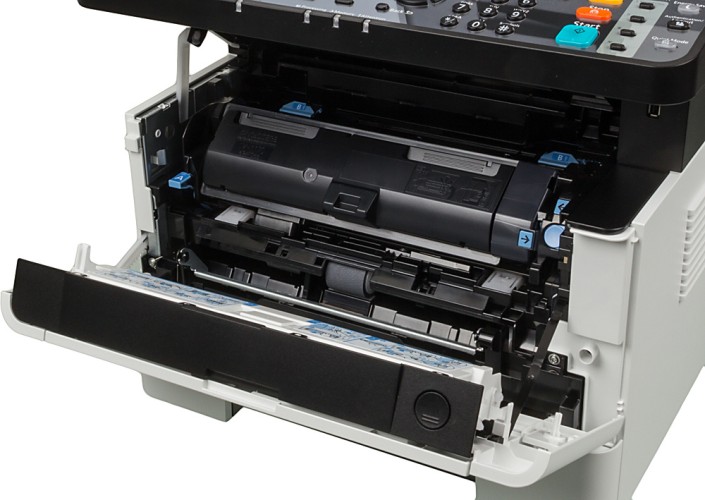 МФУ лазерный Kyocera Ecosys M2540DN A4 Duplex Net белый (в комплекте: + 2 картриджа)