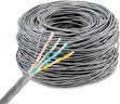 Кабель сетевой Buro BU-COP-048 UTP 4 пары cat.5E solid 0.48мм Cu 305м серый