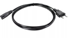 Кабель Premier 5-180 IEC C7 (2-pin) Евровилка 1.5м (5-180(0.75) 1.5) черный (Bulk)