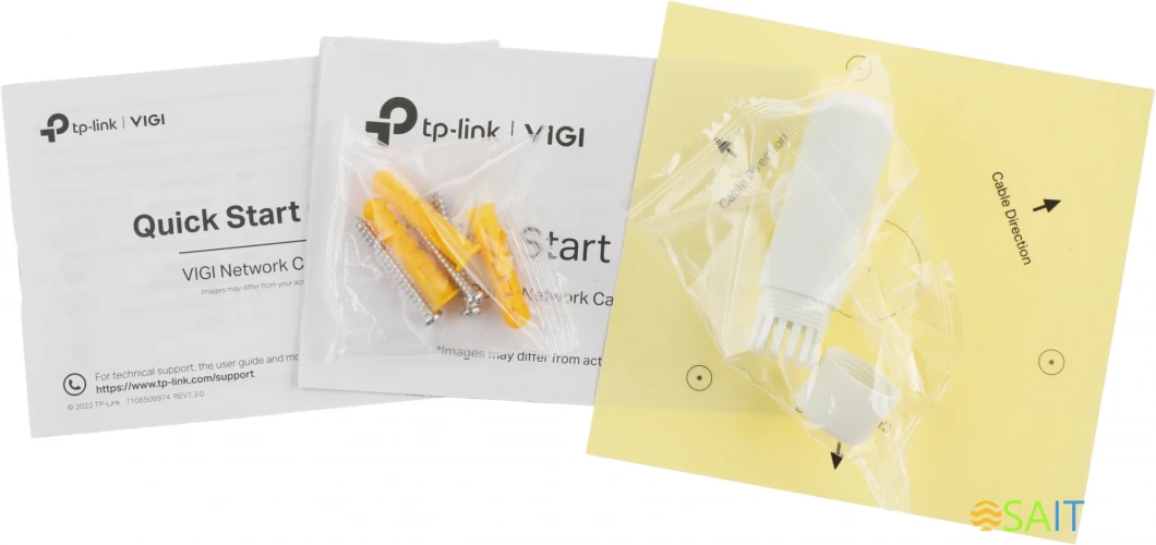 Камера видеонаблюдения IP TP-Link Vigi C230 2.8-2.8мм цв. корп.:белый/черный (VIGI C230(2.8MM))