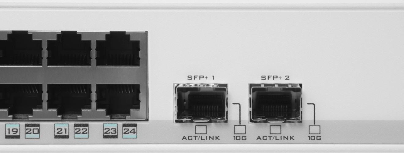 Коммутатор MikroTik CSS326-24G-2S+RM (L2) 24x1Гбит/с 2SFP+ управляемый