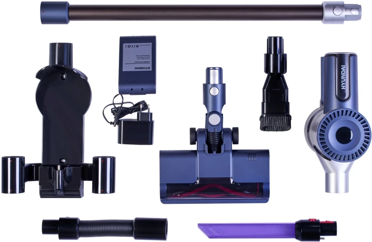 Пылесос Hyundai HYV-S7570 380Вт темно-синий/серебристый