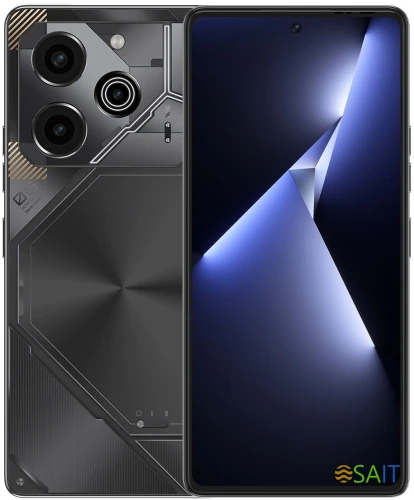 Смартфон Tecno Pova 6 Pro 5G 256Gb 12Gb серый моноблок 3G 4G 2Sim 6.78" 1080x2436 Android 14 108Mpix 802.11 a/b/g/n/ac NFC GPS GSM900/1800 Protect FM microSD max1024Gb