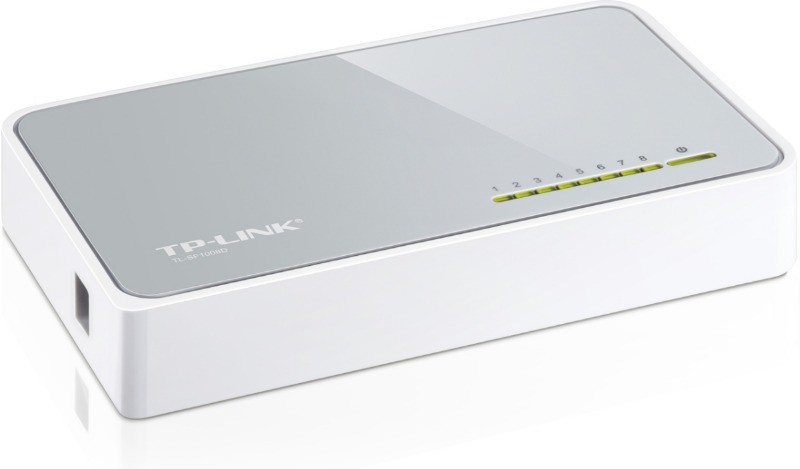 Коммутатор TP-Link TL-SF1008D (L2) 8x100Мбит/с неуправляемый