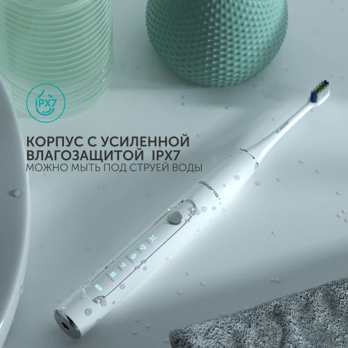 Зубная щетка электрическая Polaris PETB 0503 TC белый