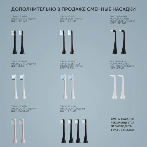 Зубная щетка электрическая Polaris PETB 0503 TC белый