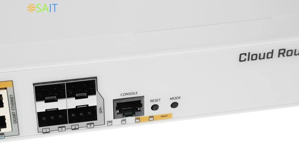 Коммутатор MikroTik CRS328-24P-4S+RM (L3) 24x1Гбит/с 4SFP+ 24PoE+ 450W управляемый
