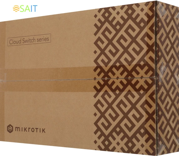 Коммутатор MikroTik CRS328-24P-4S+RM (L3) 24x1Гбит/с 4SFP+ 24PoE+ 450W управляемый