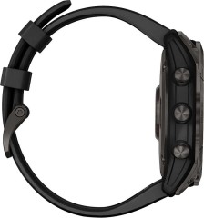 Смарт-часы Garmin Fenix 7X 1.4" корп.серый рем.черный (010-02541-11)