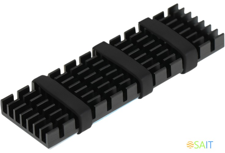 Радиатор для SSD Digma DGRDRM2A черный металл Ret