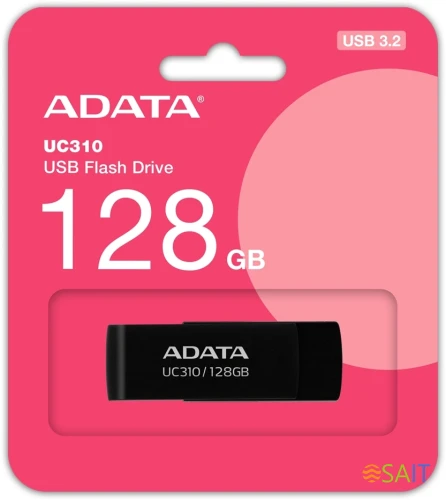 Флеш Диск A-Data 128GB UC310 UC310-128G-RBK USB3.2 черный