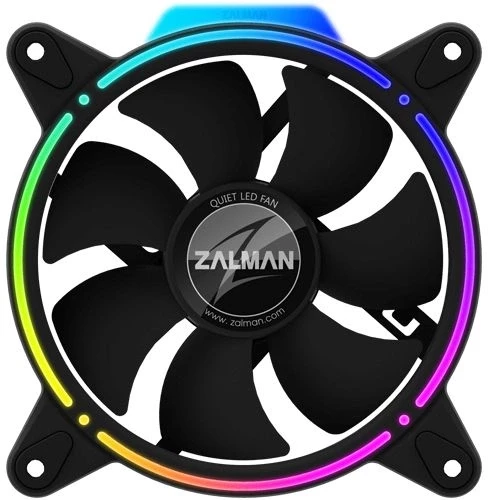 Вентилятор для корпуса Zalman ZM-RFD120A Addressable ARGB 120х120 черный 3-pin 26дБ (ZM-RFD120A) Ret