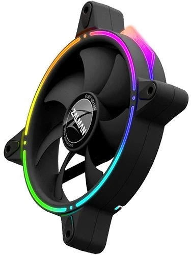 Вентилятор для корпуса Zalman ZM-RFD120A Addressable ARGB 120х120 черный 3-pin 26дБ (ZM-RFD120A) Ret