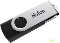 Флеш Диск Netac 32GB U505 NT03U505N-032G-30BK USB3.0 черный/серебристый