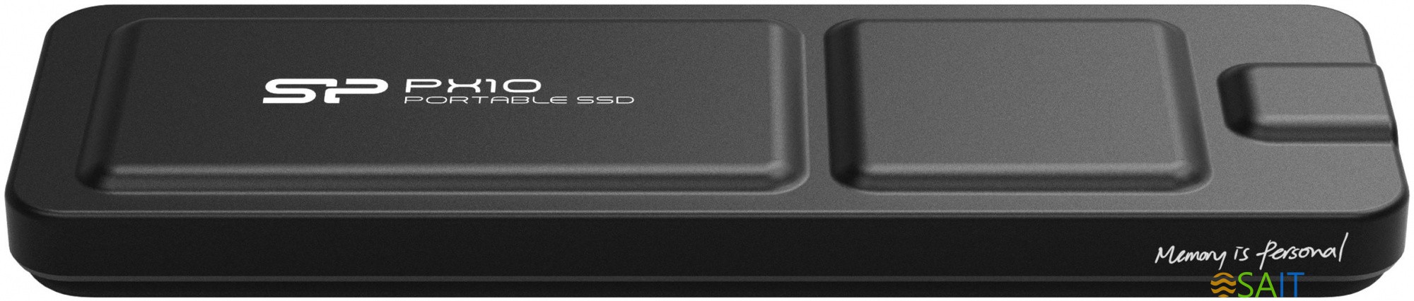 Накопитель SSD Silicon Power USB-C 1TB SP010TBPSDPX10CK PX10 1.8" черный