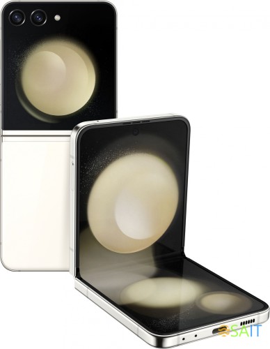 Смартфон Samsung SM-F731B Galaxy Z Flip 5 512Gb 8Gb бежевый раскладной 3G 4G 1Sim 6.7" 1080x2640 Android 13 12Mpix 802.11 a/b/g/n/ac/ax NFC GPS GSM900/1800 GSM1900 Protect