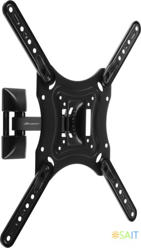 Кронштейн для телевизора Ultramounts UM868 черный 23"-55" макс.35кг настенный поворот и наклон