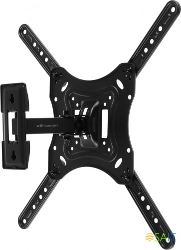Кронштейн для телевизора Ultramounts UM868 черный 23"-55" макс.35кг настенный поворот и наклон