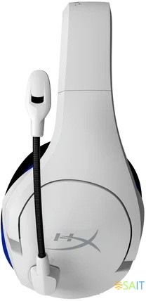 Наушники с микрофоном HyperX Stinger Core Wireless PS5 (CS002-WA) белый/голубой мониторные Radio оголовье (4P5J1AA)