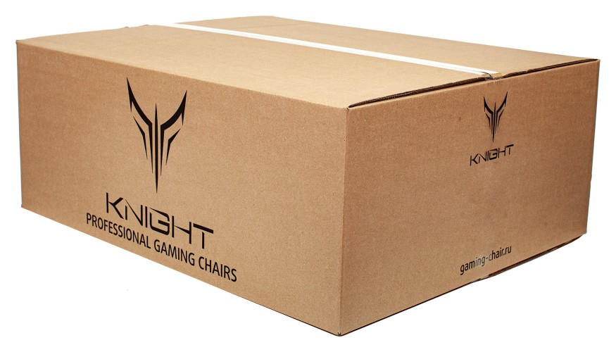 Кресло игровое Knight Neon черный/голубой соты эко.кожа с подголов. крестов. металл