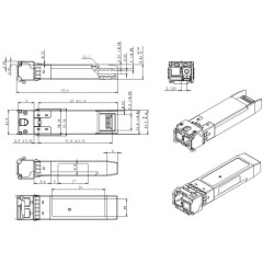 Модуль SNR SNR-SFP+W73-3