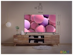 Телевизор LED Kivi 55" 55U750NB черный 4K Ultra HD 60Hz DVB-T2 DVB-C USB WiFi Smart TV